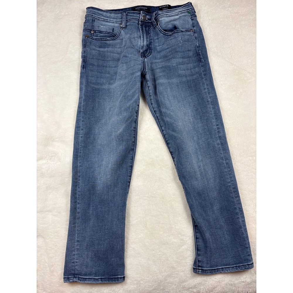 Liverpool Los Angeles Modern Straight Jeans Mens 31x28 Medium Wash Blue Denim